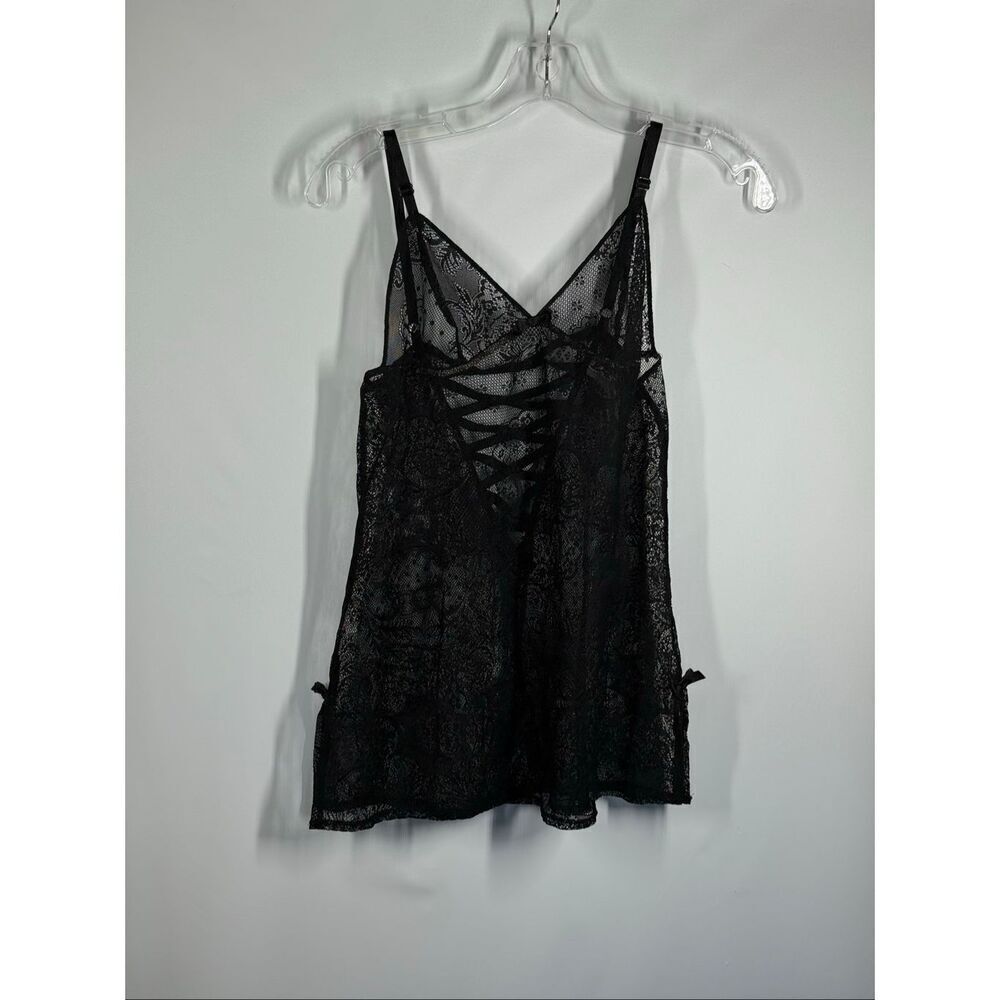 Victoria’s Secret black lace chemise size small